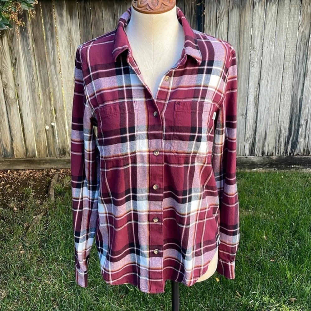 Plaid Button-Up Shirt